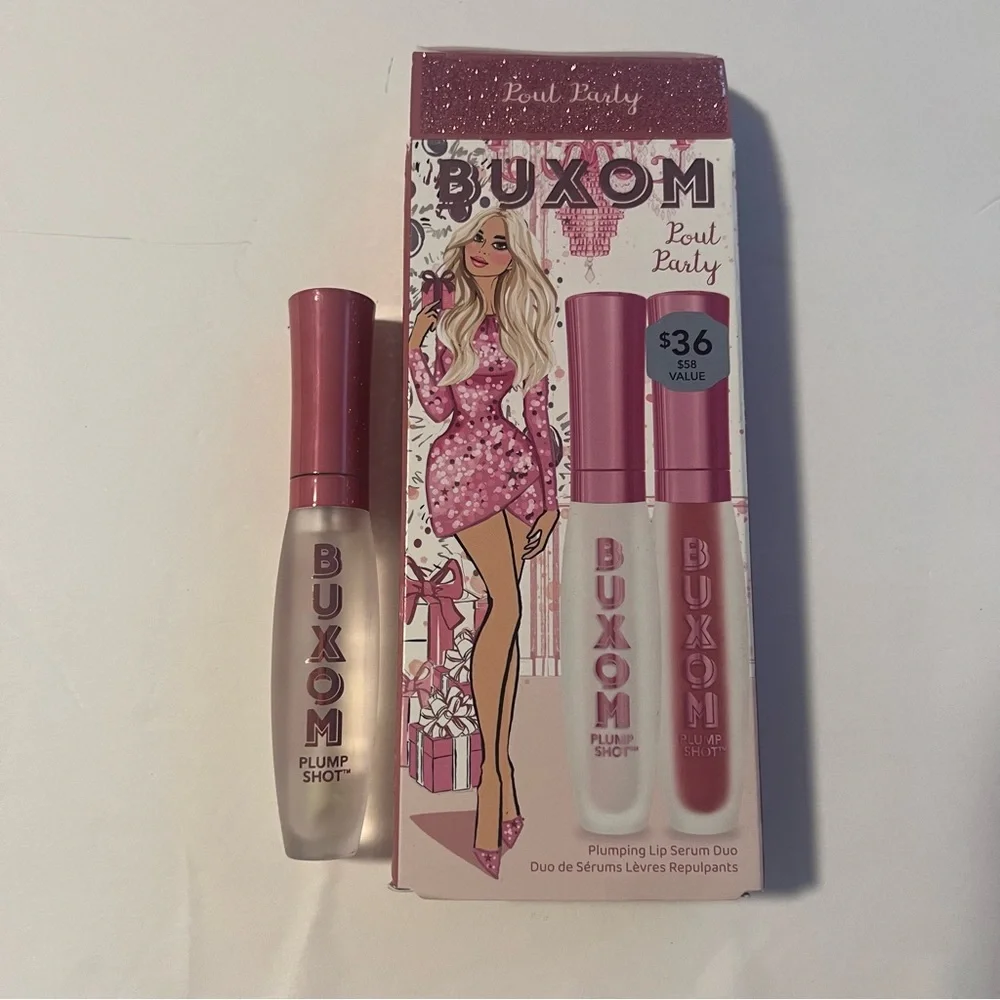 Buxom Plump Shot Plumping and Smoothing Lip Serum Gloss in Filler